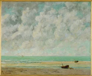 Mer calme - Mar calmo (óleo sobre tela)