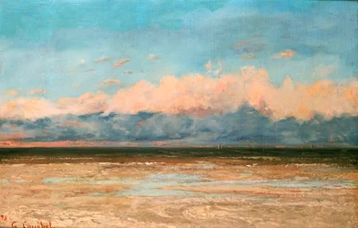 O mar em Palavas, 1870