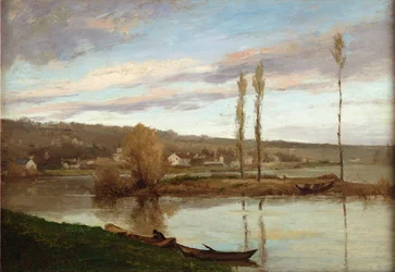 O Sena em Bougival, c.1851 (óleo sobre tela)