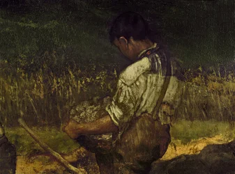 Os Quebradores de Pedra, pormenor, c.1849 (óleo sobre tela)