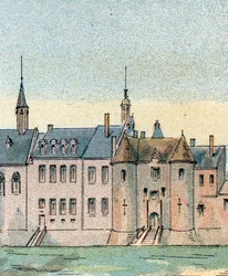 Vista do castelo de Plessis-les-Tours