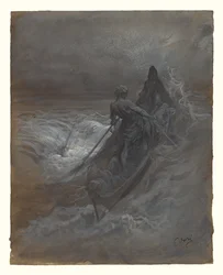 Depois do Naufrágio - Desenho para uma Ilustração de The Rime of the Ancient Mariner de Coleridge