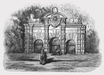 "Portão de Buckingham", 1872.