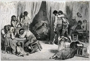 Ilustração de "Voyage en Espagne", de Charles Davillier, publicada em 1866 (gravura)