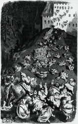 Ilustração para Coletânea de contos humorísticos (Contes drolatiques), de Honore de Balzac (1799-1850)