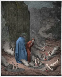 Inferno, Canto 19: Dante repreende o papa Nicolau III