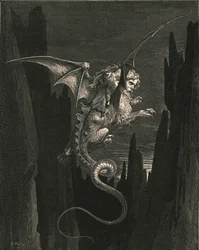 Novo terror que concebi no mergulho íngreme, c1890.