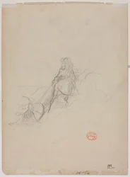 Esboço da cena de caça, c. 1868