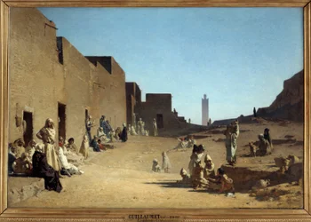 Laghouat. Saara argelino. Pintura de Gustave Guillaumet (1840-1887)