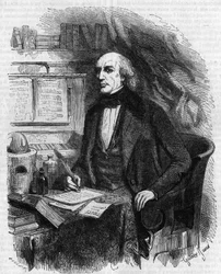 Retrato de Mathieu Jose Bonaventure Orfila (1787-1853), médico e químico francês. Gravura de Gustave Janet