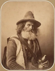 [Um músico de rua italiano], c. 1856.