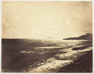 Mediterrâneo com o Monte Agde