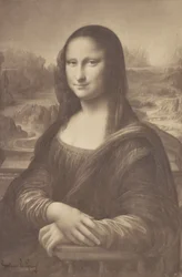 [Desenho de Millet da Mona Lisa]
