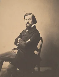 Retrato de Pitre-Chevalier, c. 1853.
