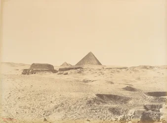 Pirâmides de Gizé, 1865-69.