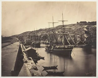 O Porto e Cidade de Sète-Mediterranean Porto e Cidade de Sète-Mediterranean, 1857.