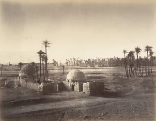 Vista da planície de Tebas tirada do templo de Karnac, 1867.
