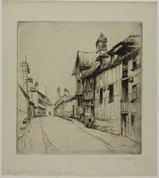 A rua do pequeno claustro, Troyes