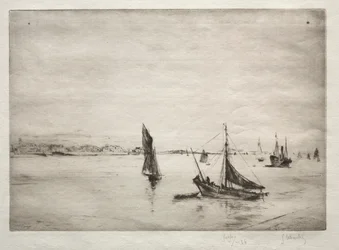 A estrada de La Rochelle.