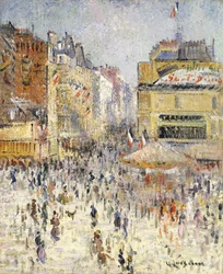 Dia da Bastilha na Rue de Clignancourt, Paris; O Quartorze de julho em Paris, Rue de Clignancourt,