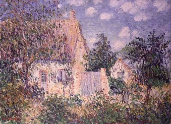 Casa de campo em St. Cyr du Vaudreuil (óleo sobre tela)