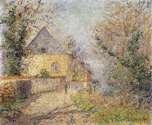 Casas nas margens do L "Eure, Louviers; Casas da Borda de L" Eure, Louviers, 1902