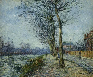 Oise em Pontoise; L "Oise a Pontoise, 1900