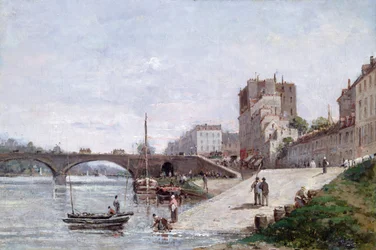 O Sena e o Porto de Courbevoie