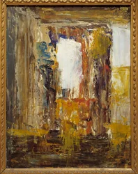 Esboço abstrato de pintura de Gustave Moreau (1826-1898) Paris do século XIX, Musee Gustave Moreau