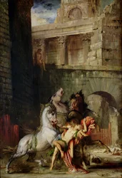 Diomedes devorado pelos seus cavalos, 1865