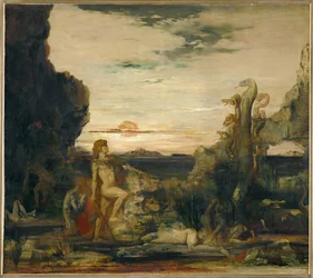Hércules e a Hidra de Lernae (pintura sobre tela)