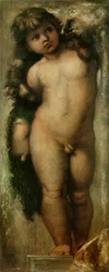 Putto segundo Rafael. Cópia do Putto de Rafael, da Academia de São Lucas em Roma.
