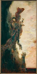 Safo, em queda (pintura sobre tela)