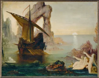 Ulisses e as sereias (pintura sobre tela)
