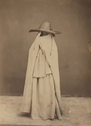 Mulher argelina, final da década de 1850.