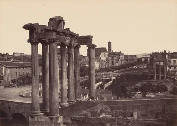 Roma, Vue Prise au Forum (Roma, Vista do Fórum),1858-1859 (fotografia)