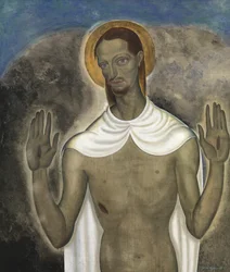 Cristo a mostrar as suas feridas