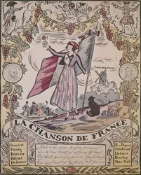 Alegoria da Canção Francesa (cor litho)