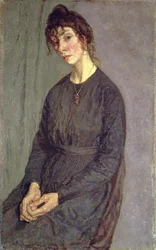 Retrato de Chloe Boughton-Leigh (óleo sobre tela)