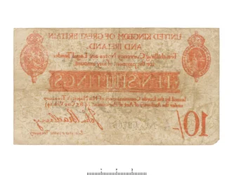 Nota bancária do Reino Unido, 1915