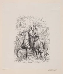 Ilustração para "The Wild Swans" em H.C. Andersen, "Contos de fadas e histórias", Volume 1