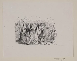 Ilustração para "The Wild Swans" em H.C. Andersen, "Contos de fadas e histórias", Volume 1