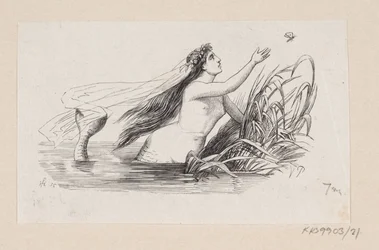 Ilustração para "A Pequena Sereia" em H.C. Andersen, "Contos de fadas e histórias", Volume 1