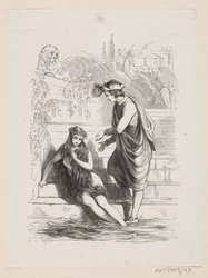 Ilustração para "A Pequena Sereia" em H.C. Andersen, "Contos de fadas e histórias", Volume 1