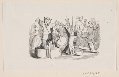 Ilustração para "The Steadfast Tin Soldier" em H.C. Andersen, "Contos de fadas e histórias", Volume 1