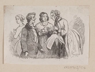 Ilustração para "É verdade" em H.C. Andersen, "Contos de fadas e histórias", Volume 2