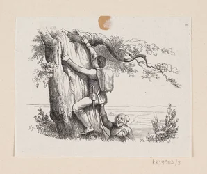 Ilustração para "Fireworks" em H.C. Andersen, "Contos de fadas e histórias", Volume 1