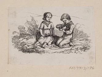 Ilustração para "Ib e a pequena Christine" em H.C. Andersen, "Contos de fadas e histórias", Volume 2