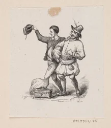 Ilustração para "A Roupa Nova do Imperador" em H.C. Andersen, "Contos de fadas e histórias", Volume 1