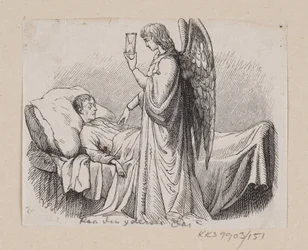 Ilustração para "No último dia" em H.C. Andersen, "Contos de fadas e histórias", Volume 2
